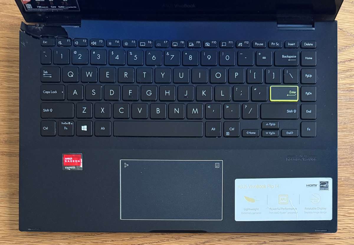 ASUS VivoBook Flip 14 13", Ryzen 5 4500U 2.38GHz, 8GB DDR4 RAM, 512GB SSD