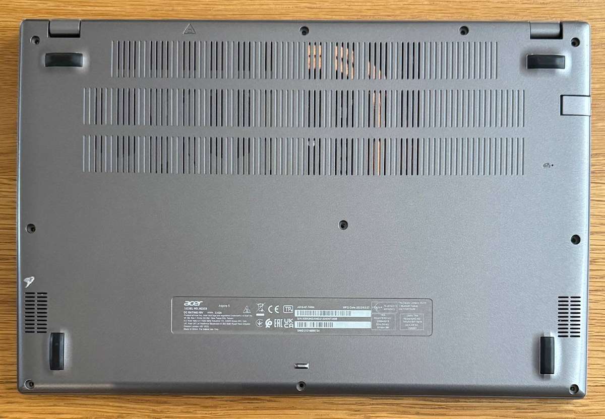 Acer Aspire 5 N22C6 15.6" Laptop, Intel Core i7-1255U 3.50GHz, 16GB RAM