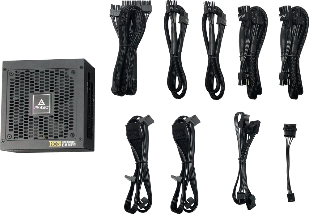 Antec HCG-750 Gold High Current Gamer 750W 80 Plus Gold Certified Fully-Modular Desktop Power Supply