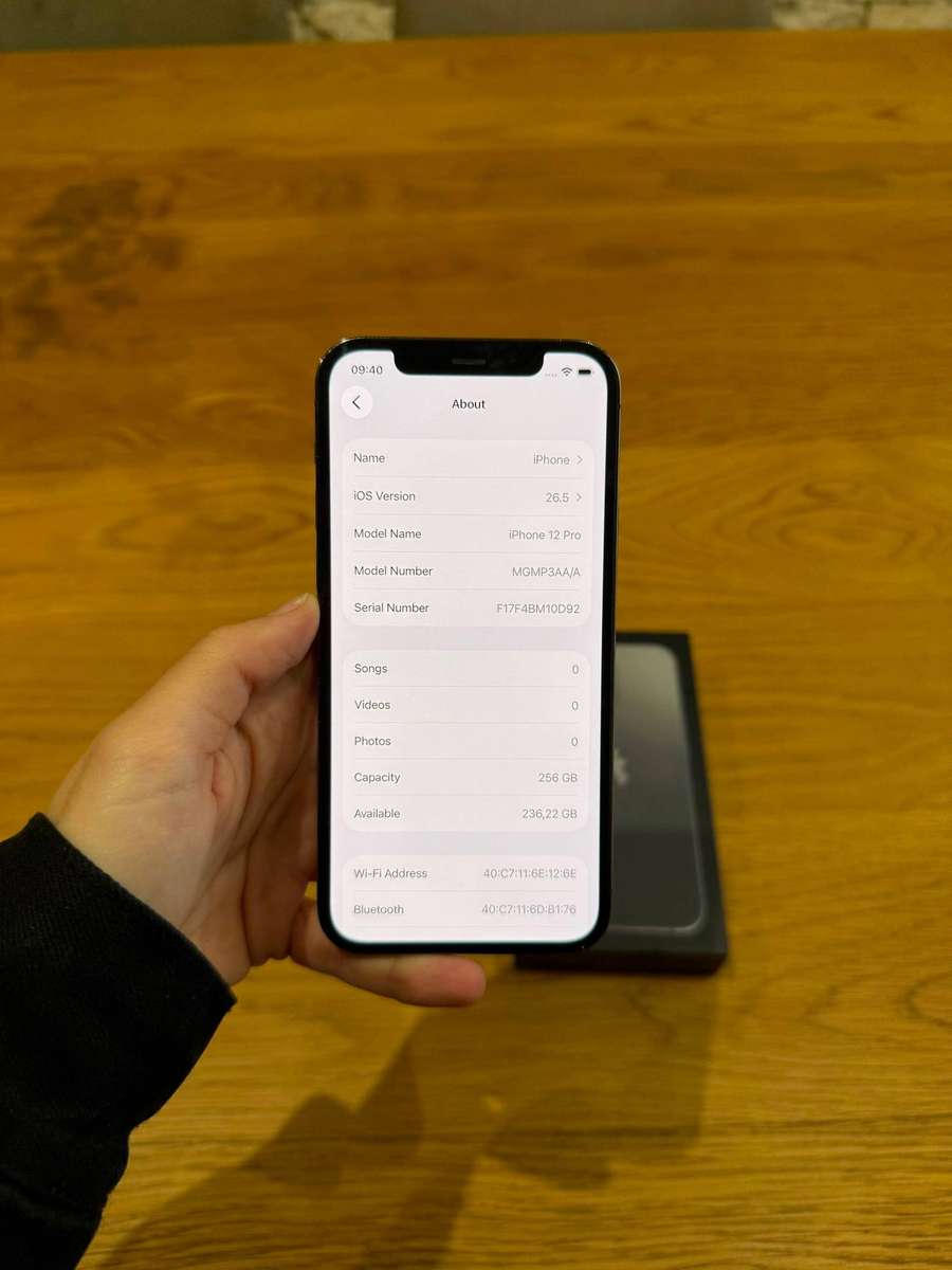 IPHONE 12 PRO 256GB GRAPHITE