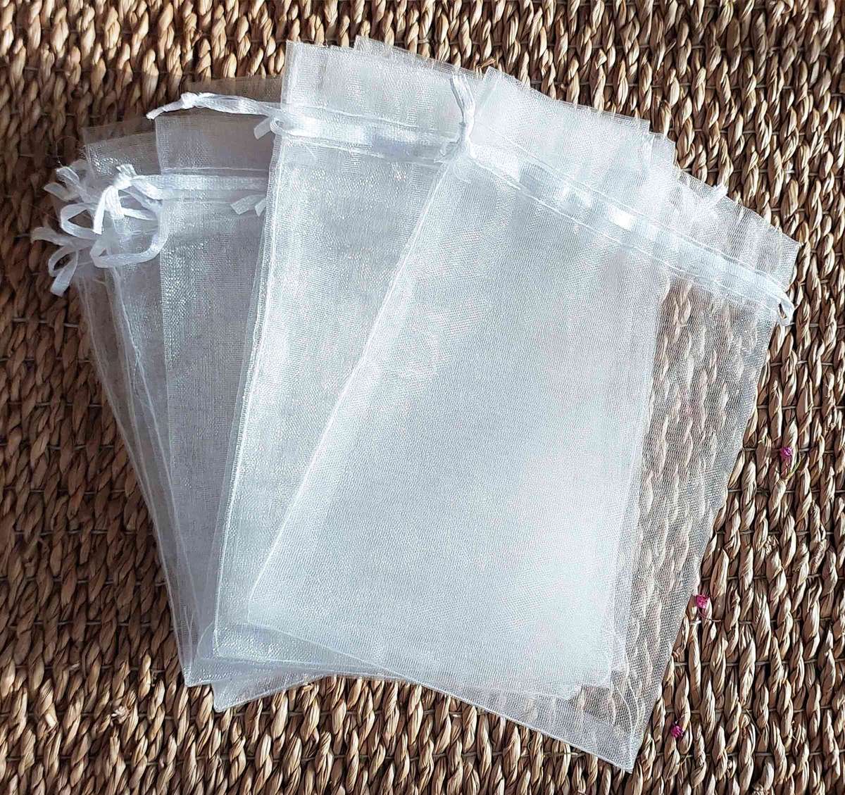 Bulk 80pcs Organza Drawstring Bags (13x18cm)