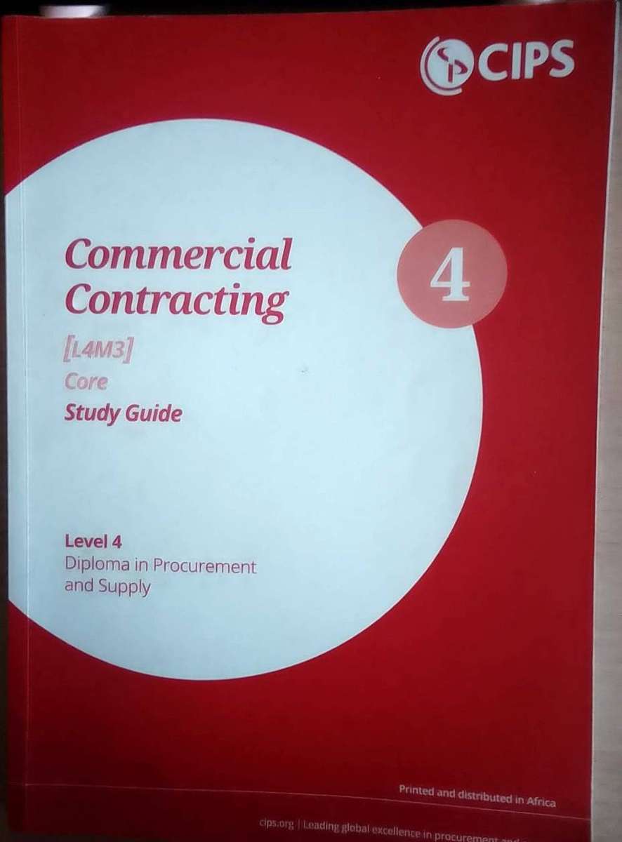 CIPS Commercial Contracting L4M3 Core Study Guide