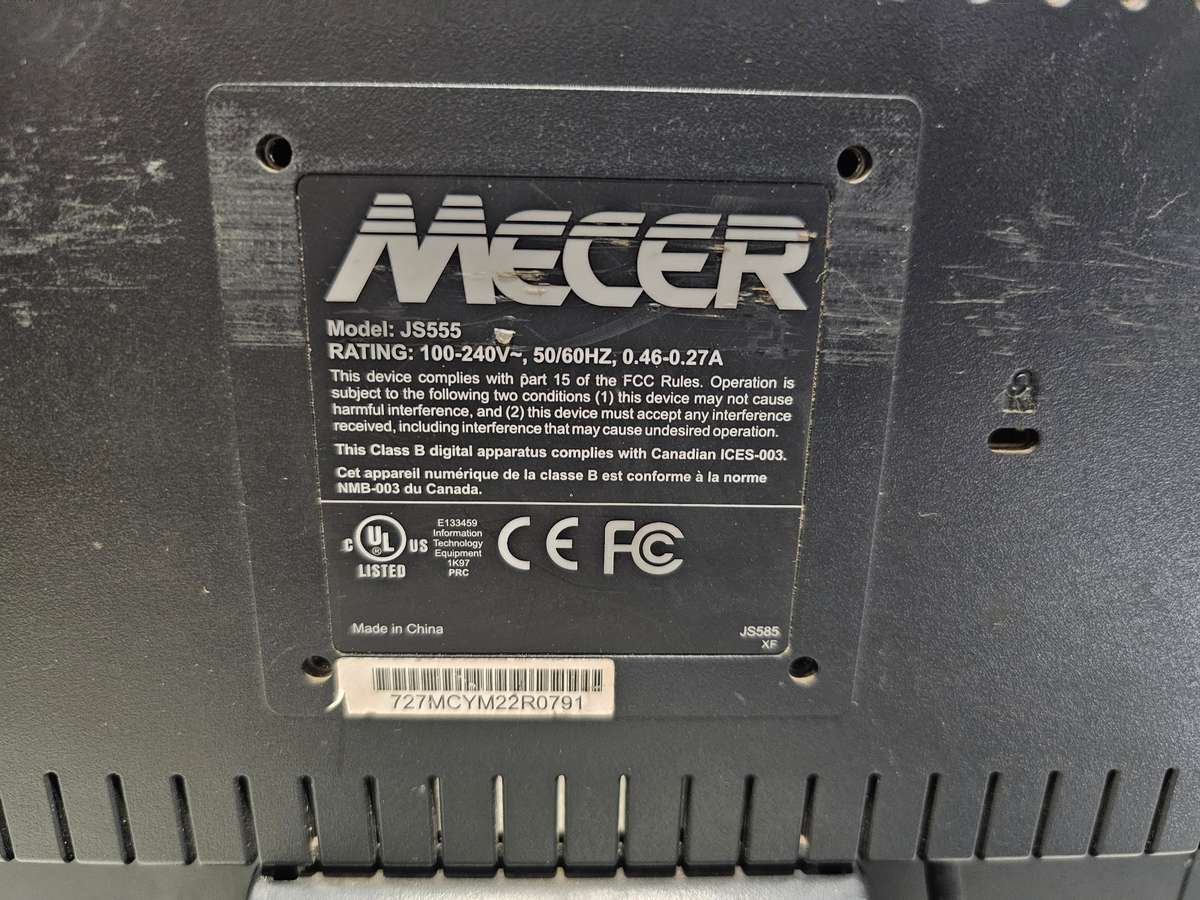 Clearance - Mecer JS555 15" VGA Monitor