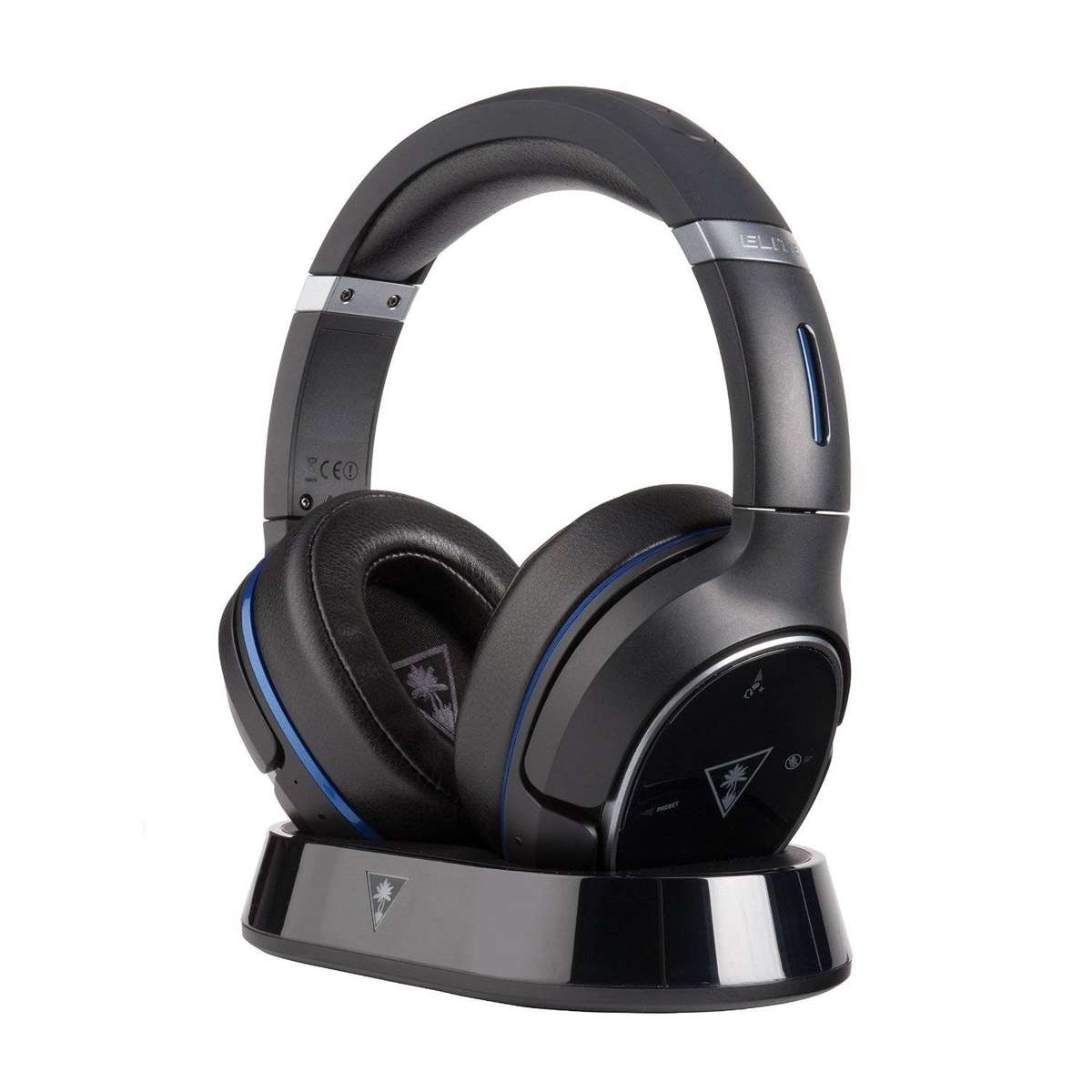 Turtle Beach Elite Headphone & base station Distorted Sound Sold for spares or repairs