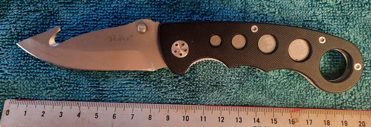 Lock Blade pocket knife Tekut  With nylon pouch