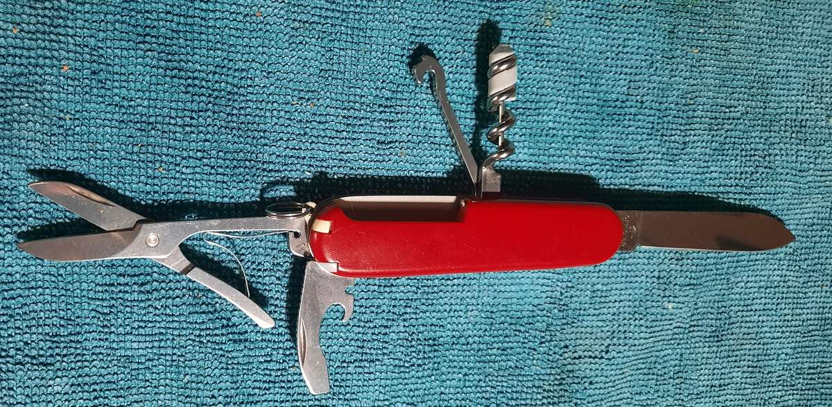 Victorinox - Compact with Red Scales