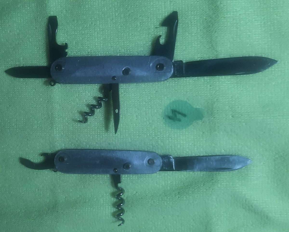 Victorinox - as per pictures two bodies with blades no scales Swiss Army Knife