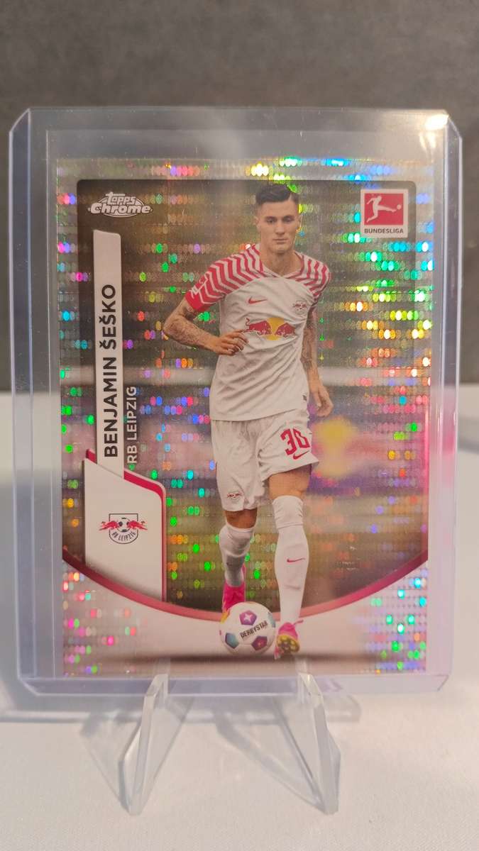 2023-2024 TOPPS Chrome Bundesliga Silver Benjamin Sesko 57