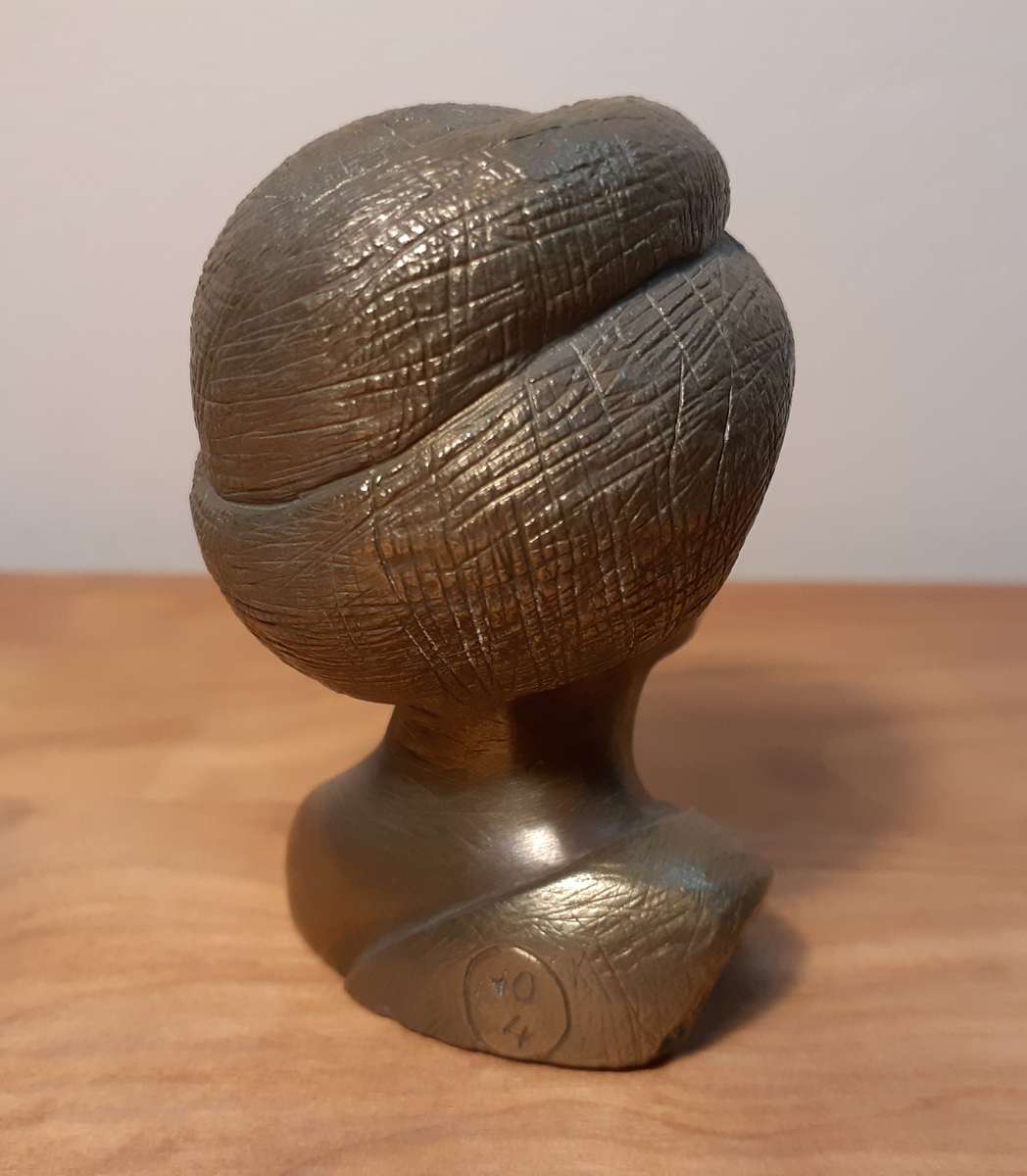 Investment Art - Casper Darare (1952 - 2001) Bronze Overlay Sculpture - Xhosa Female, No.4