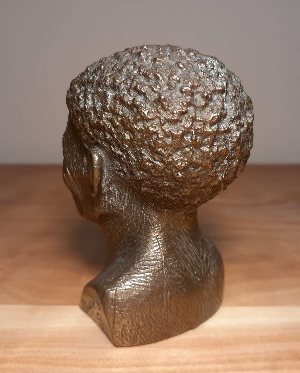Investment Art - Casper Darare (1952 - 2001) Bronze Overlay Sculpture - Bushman Man, No.8