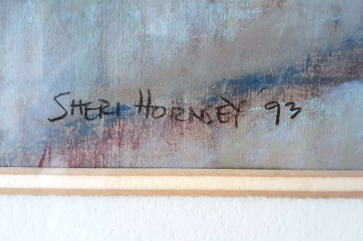 Original Framed Pastel Painting by SA Artist SHERI HORNSEY (dated 1993)
