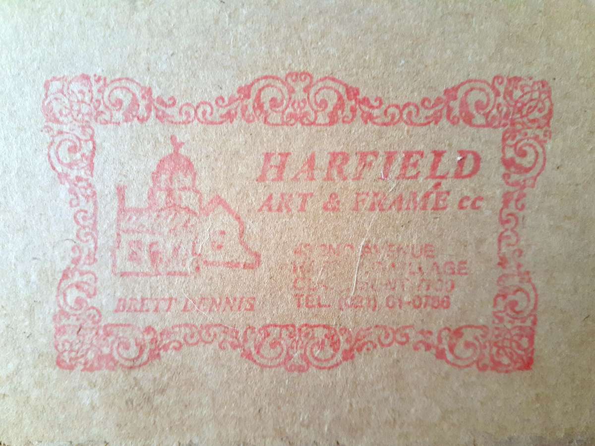 Original Framed Pastel Painting by SA Artist SHERI HORNSEY (dated 1993)