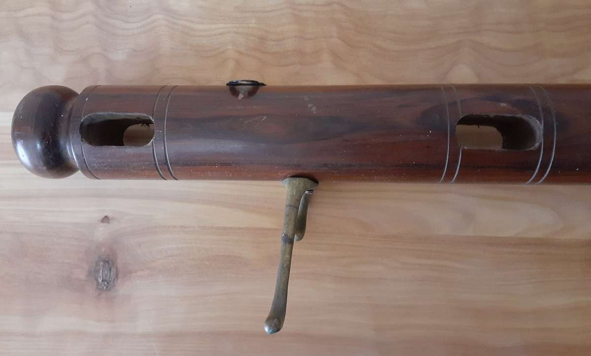 Rare Voortrekker Monument Inauguration Tambotie Coat Rack, dated 1949