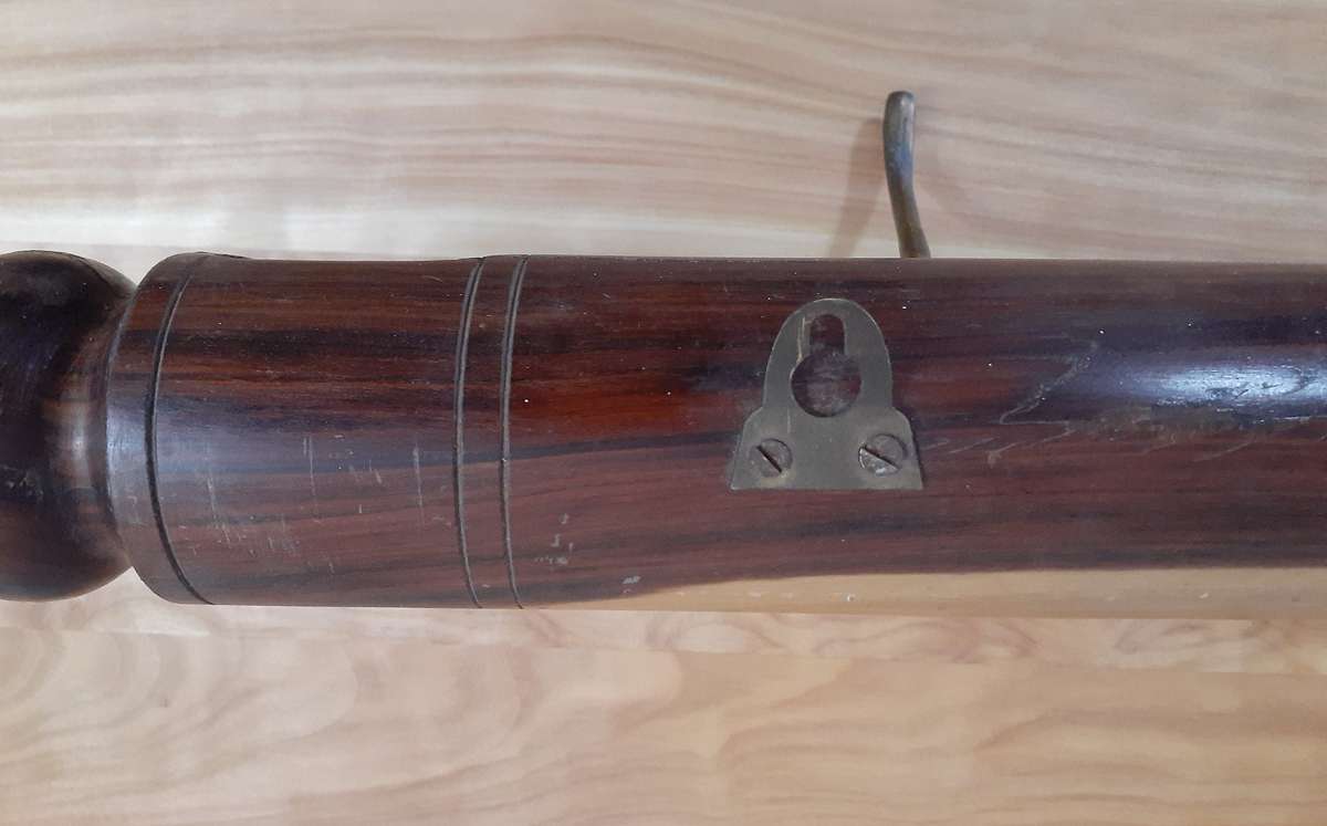 Rare Voortrekker Monument Inauguration Tambotie Coat Rack, dated 1949