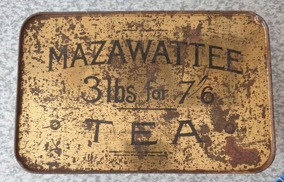 MAZAWATTEE Tea Tin