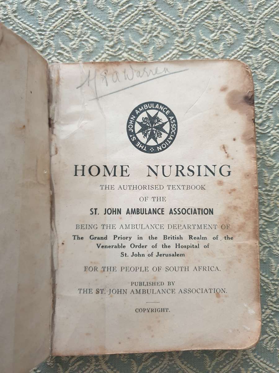 Home Nursing BOOK | VINTAGE | Museum Quality