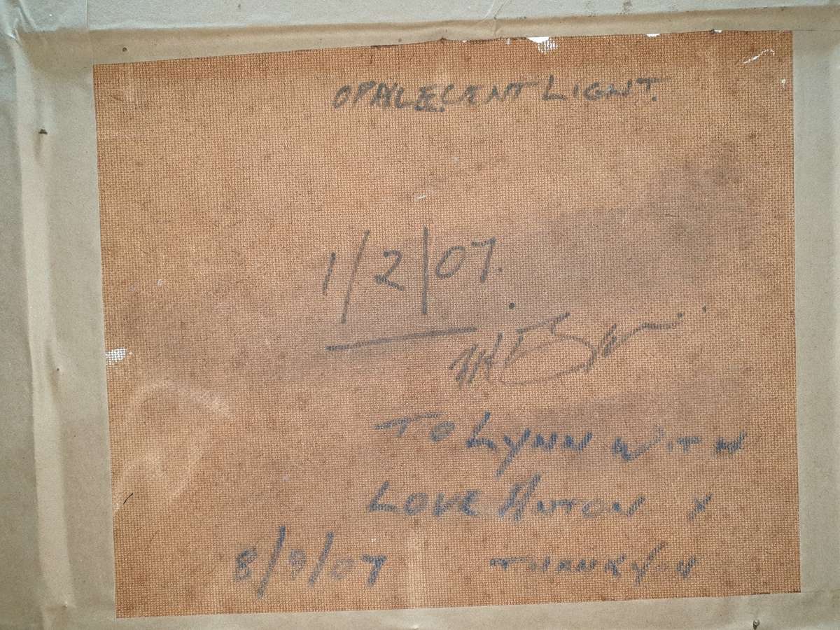 Anton Benzon Original Oil Painting- Opalescent light