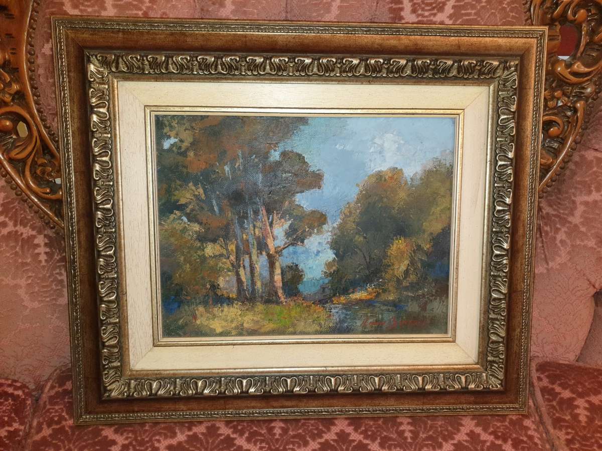 Anton Benzon Original Oil Painting- Opalescent light