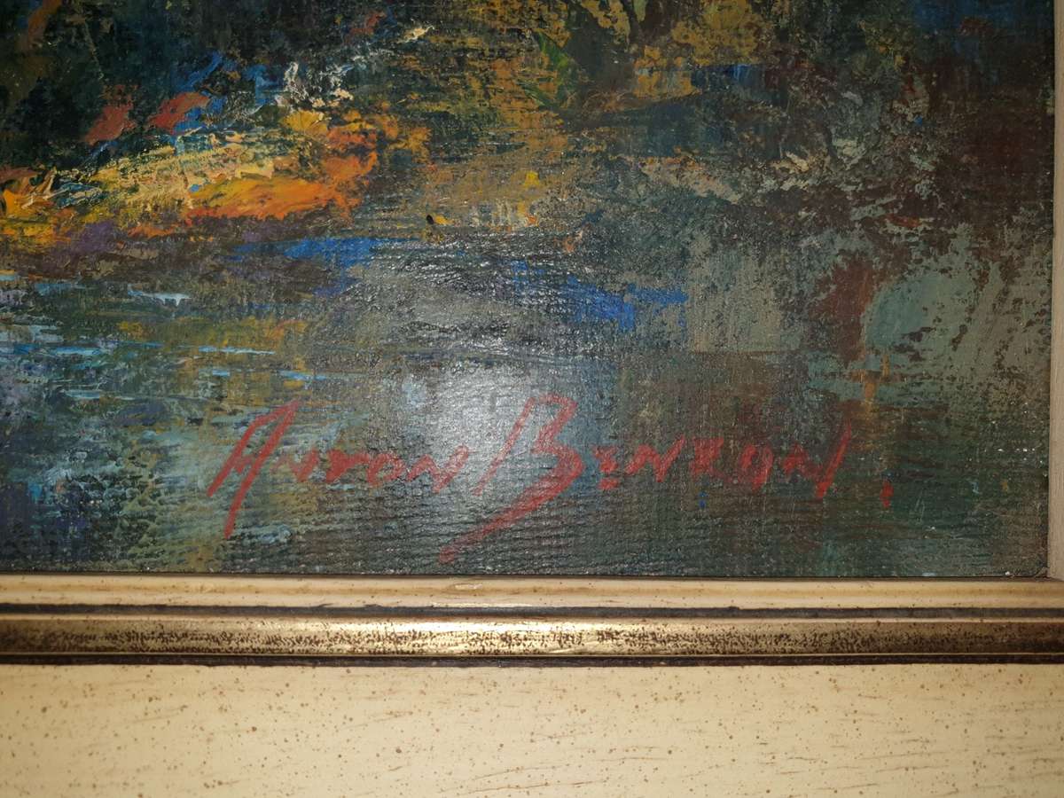 Anton Benzon Original Oil Painting- Opalescent light