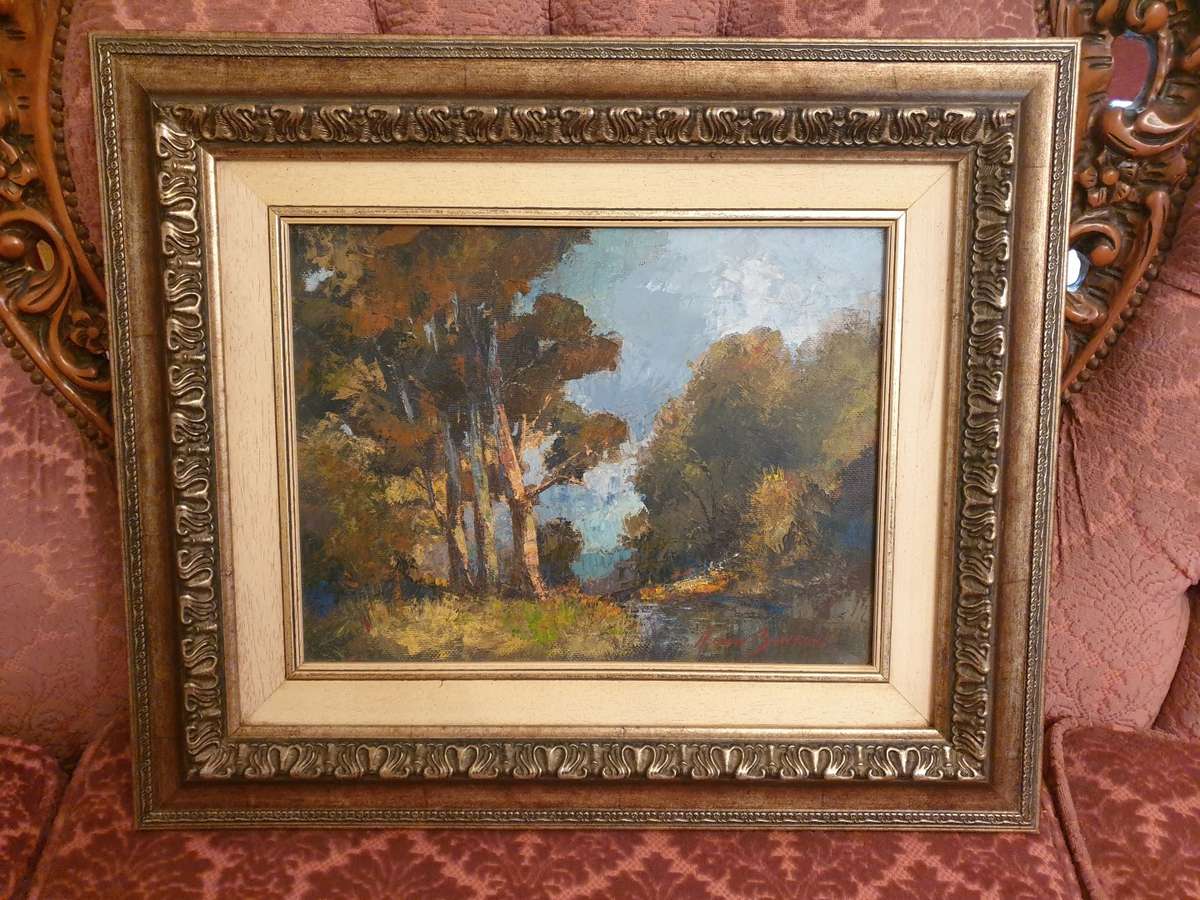 Anton Benzon Original Oil Painting- Opalescent light