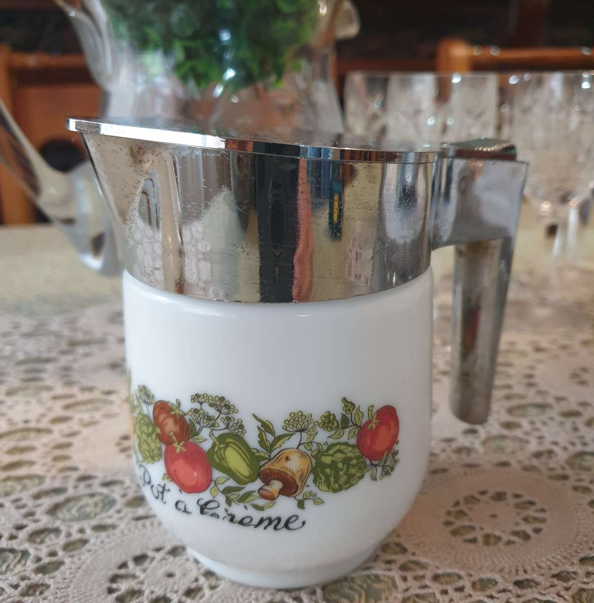 Vintage Gemco Spice of Life White Milk Glass SET