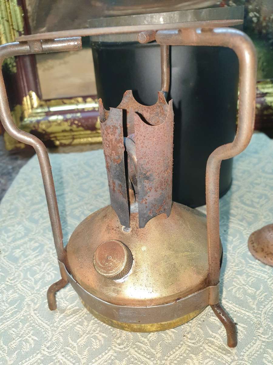 Stunning example of vintage  1940's coil camping stove.
