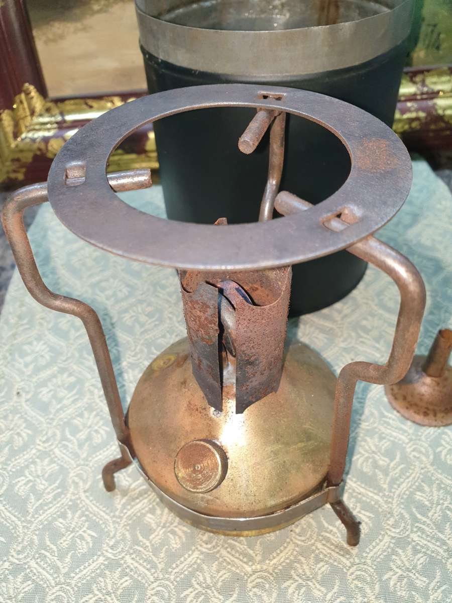 Stunning example of vintage  1940's coil camping stove.