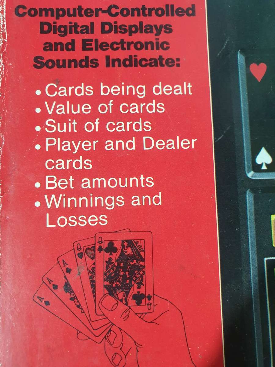 Entex Electronics Handheld Electronic Poker Game 1979 Vintage