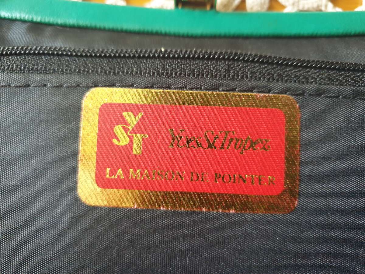 VINTAGE GREEN HANDBAG