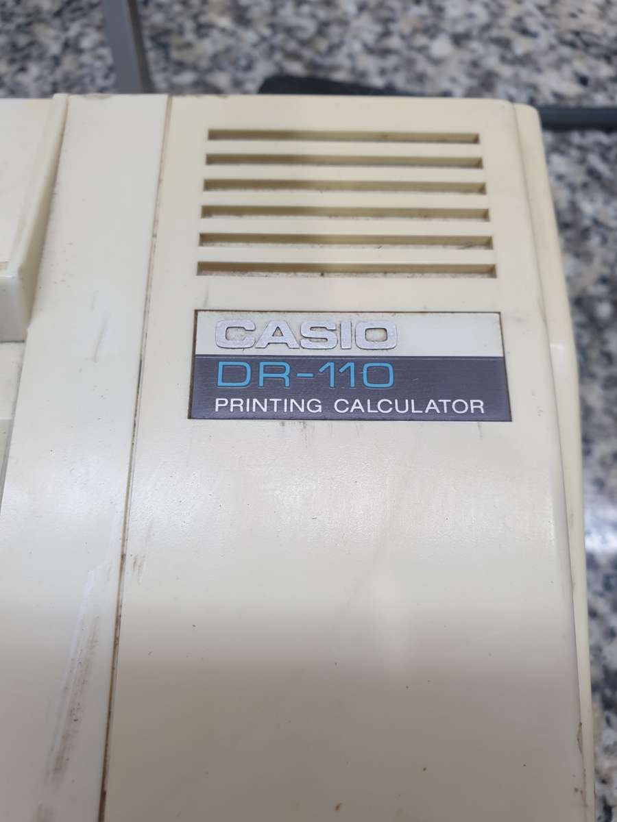 WOW ! Check out this amazing Casio printing calculator.