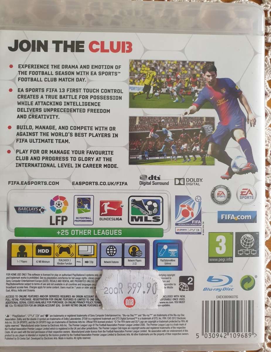 Playstation 3 game _Fifa 13
