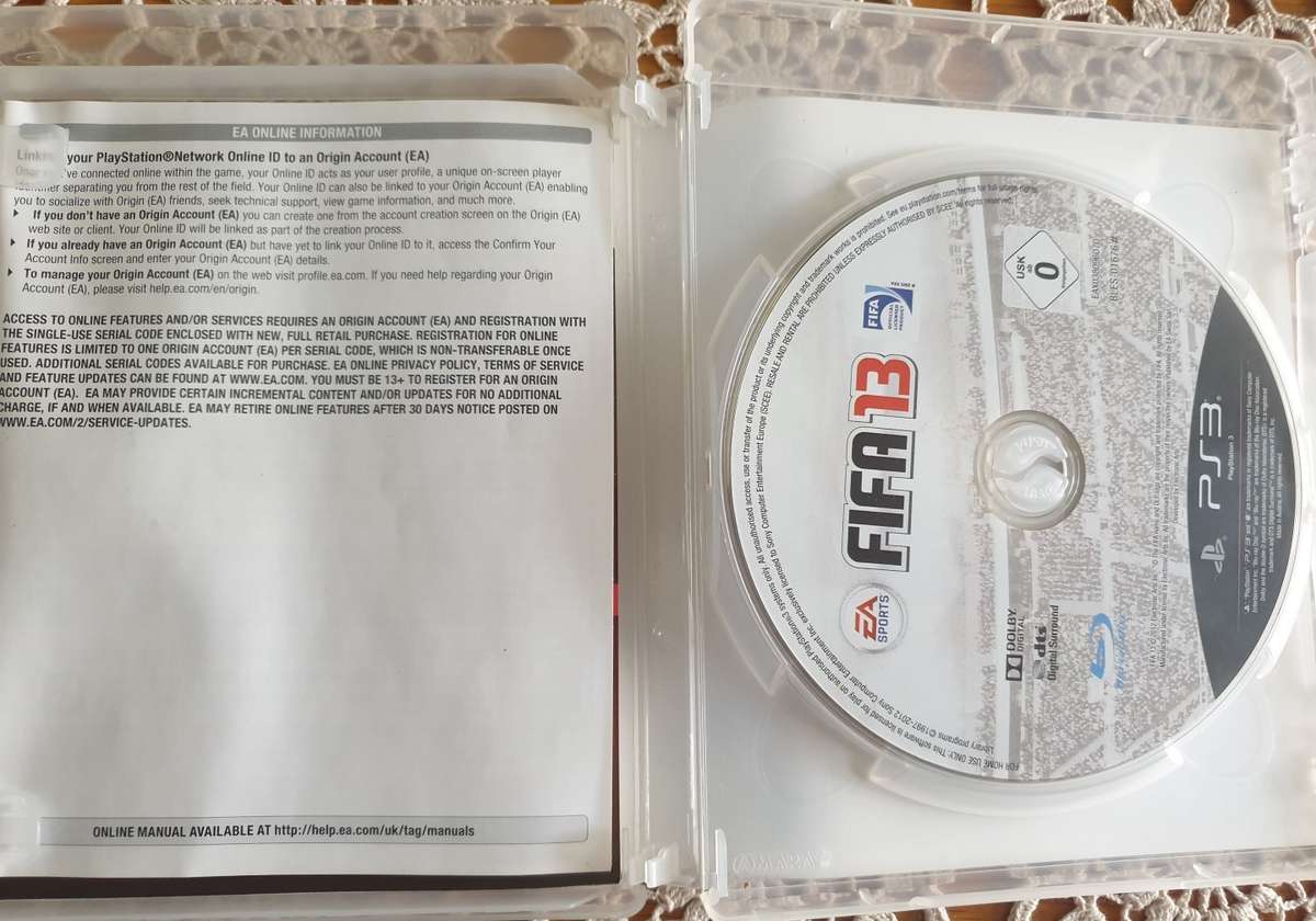 Playstation 3 game _Fifa 13