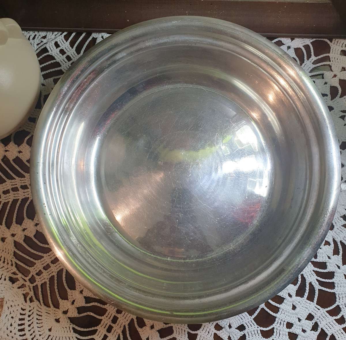 SILVER PLATED FRUIT BOWL