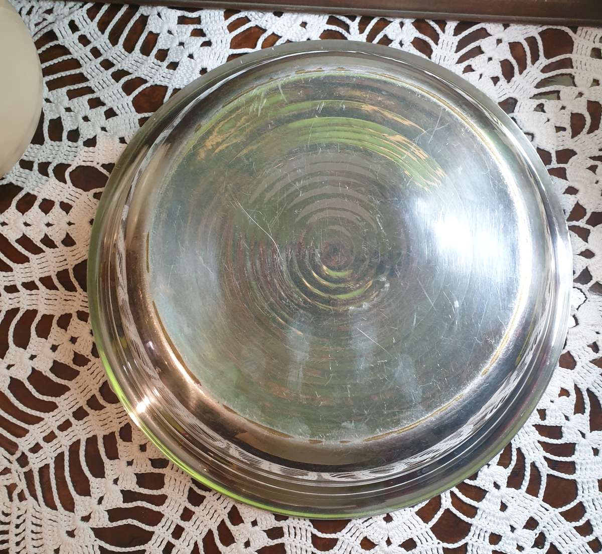 SILVER PLATED FRUIT BOWL