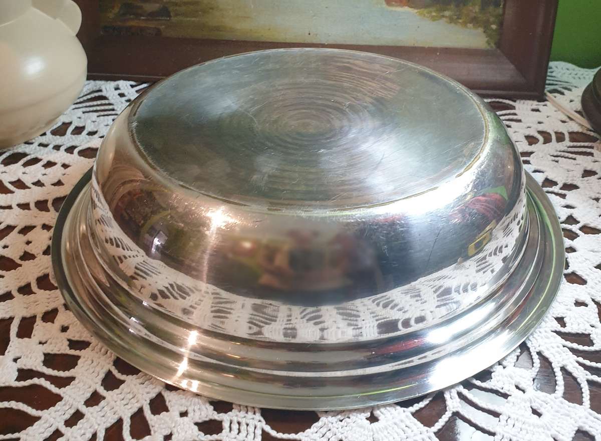 SILVER PLATED FRUIT BOWL