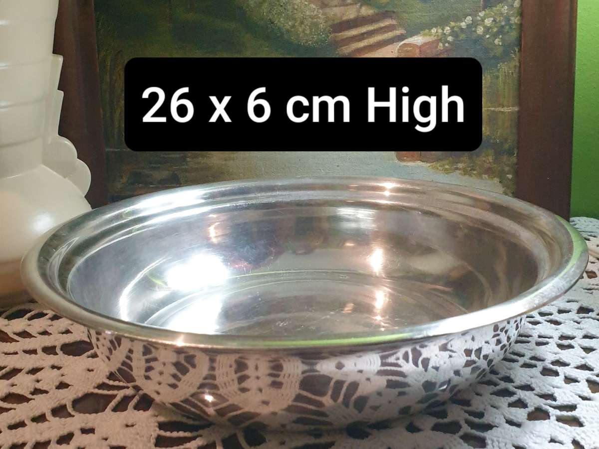 SILVER PLATED FRUIT BOWL