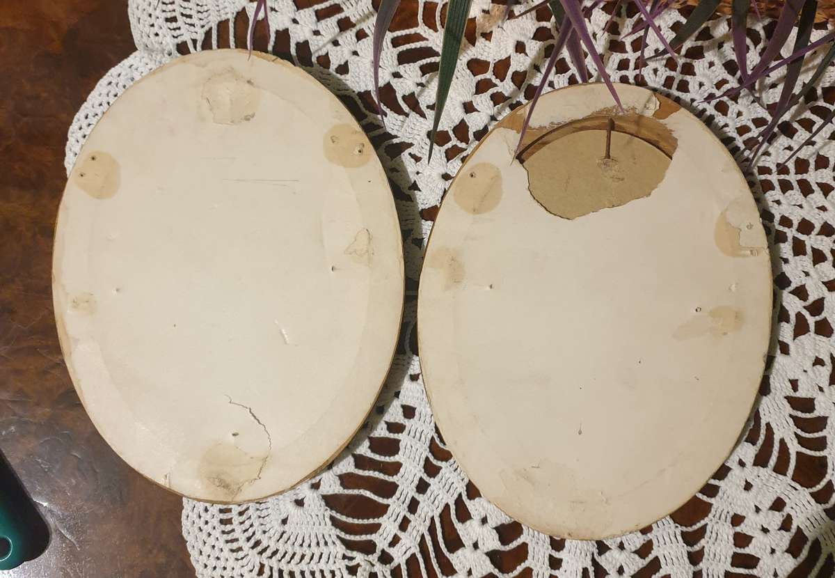 Set of Small Oval Oil Paintings | Bobby Signed |