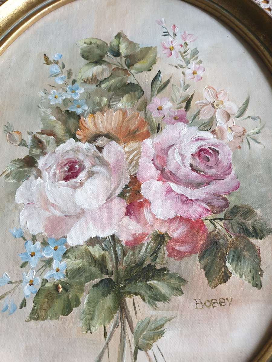 Oval Oil Painting | Bobby Signed |