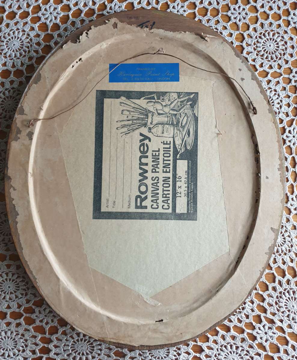 Oval Oil Painting | Bobby Signed |