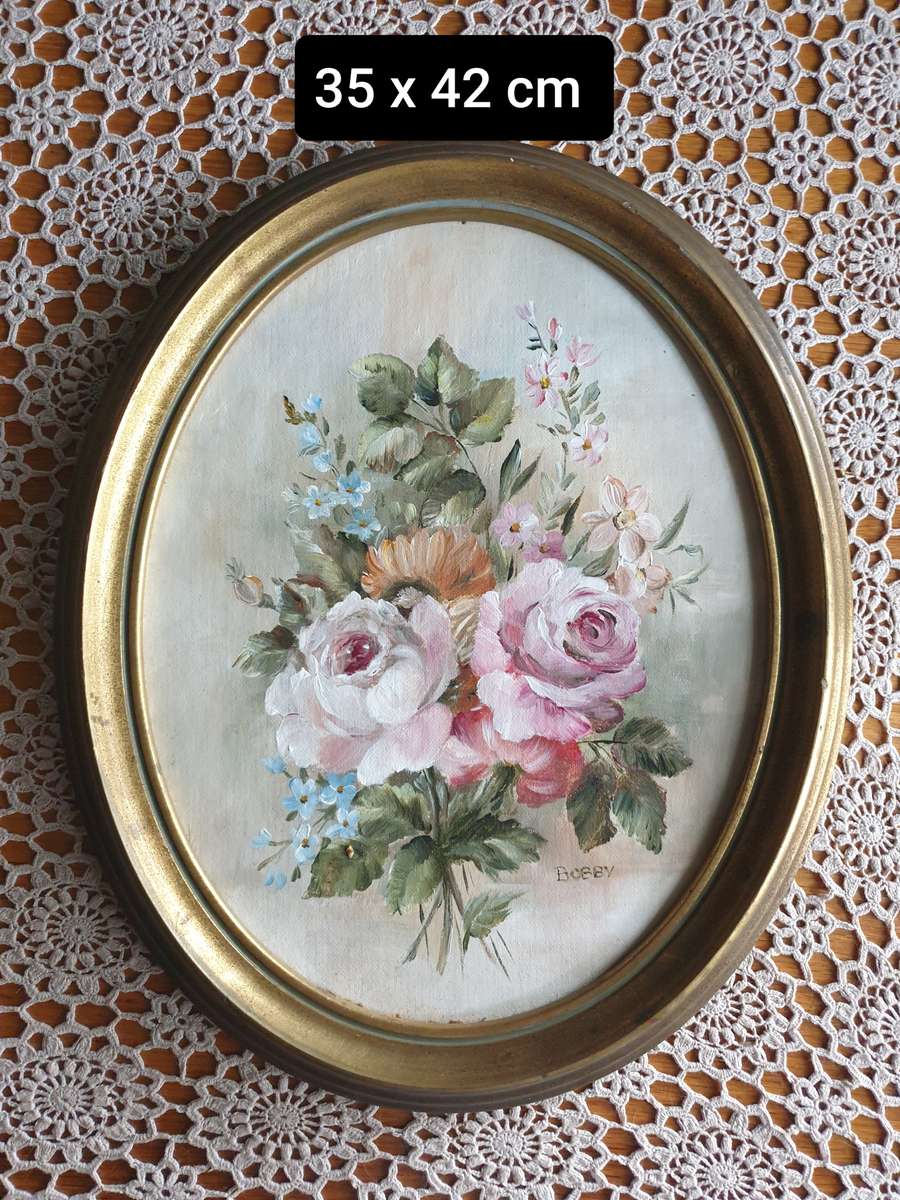 Oval Oil Painting | Bobby Signed |