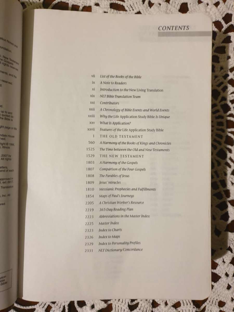 NLT Life Application Study Bible