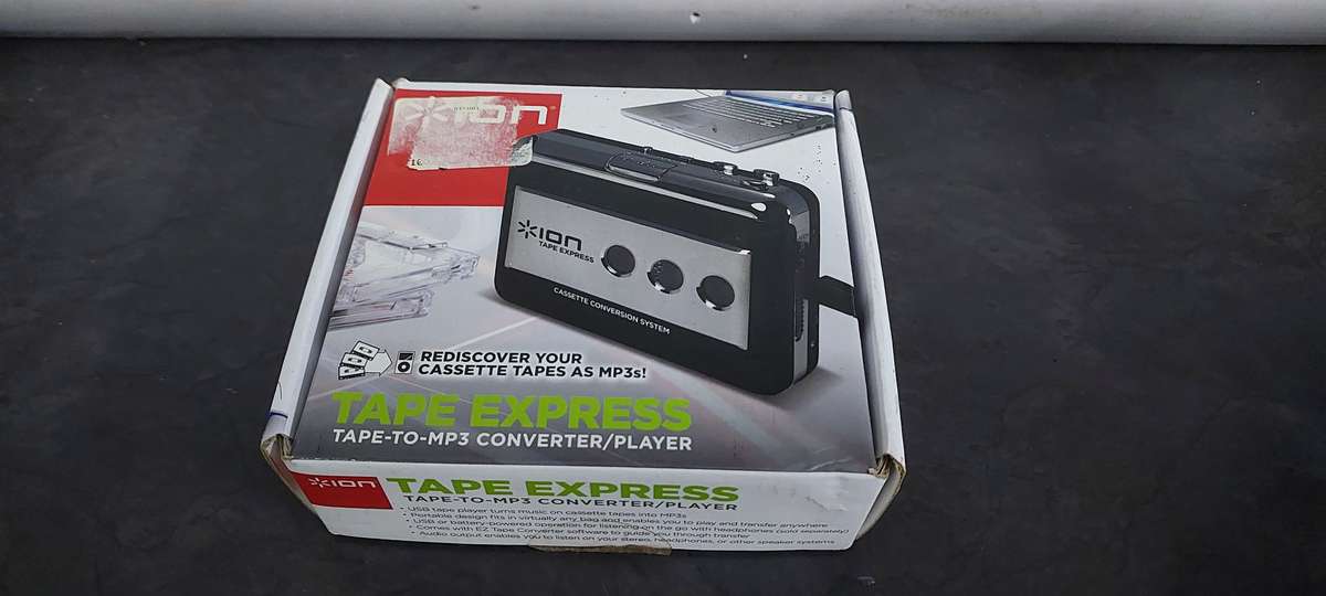 ION Tape Express Plus | Cassette Player and Tape-to-Digital Converter with USB