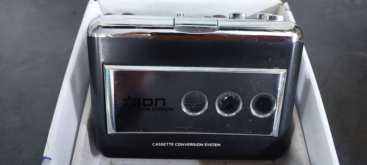 ION Tape Express Plus | Cassette Player and Tape-to-Digital Converter with USB