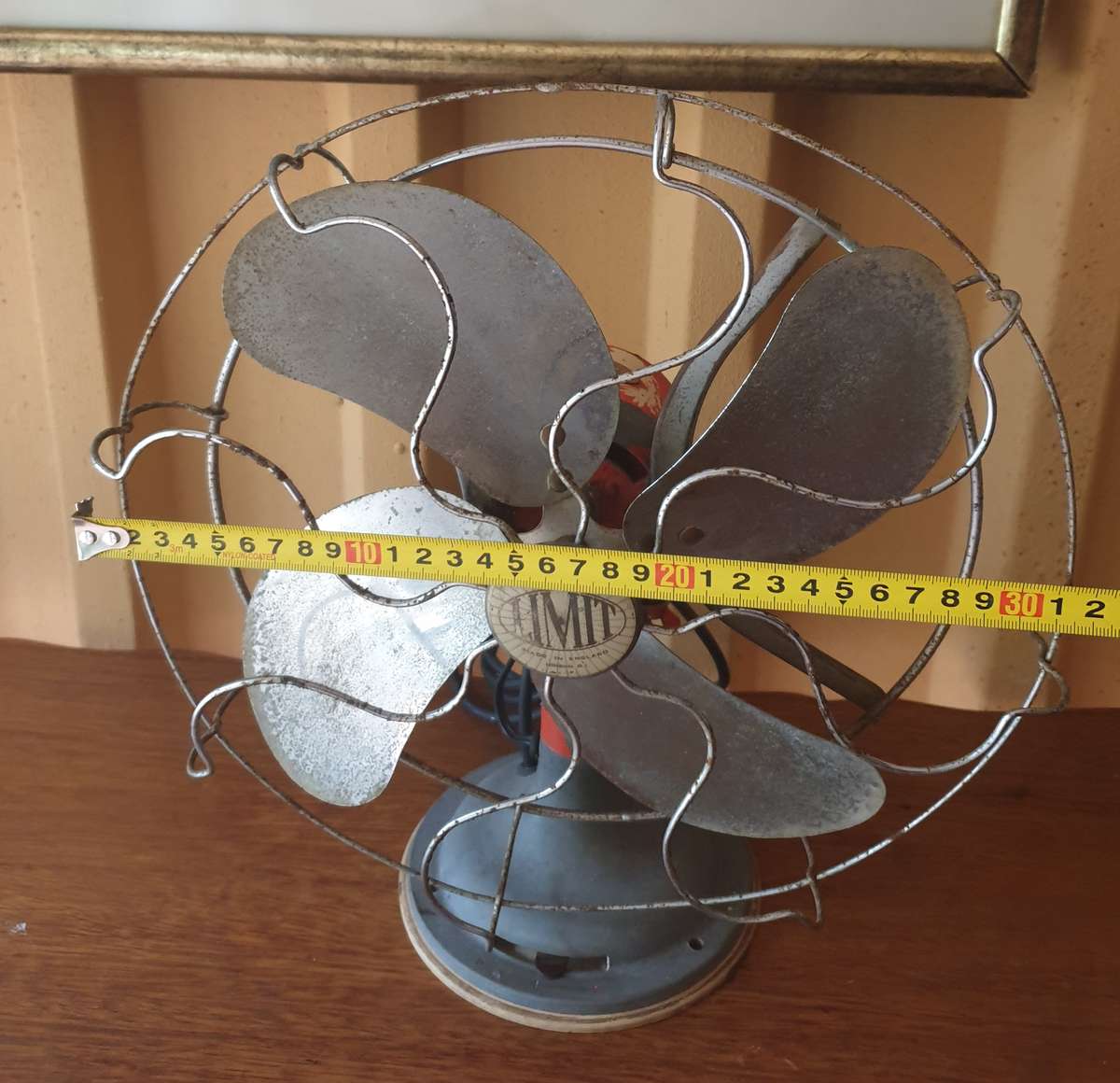 Very Rare Antique LIMIT 1950's Electric fan - Made In England