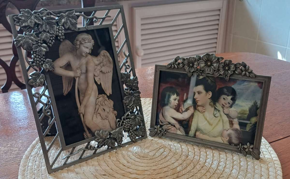 SET OF PEWTER PHOTO FRAMES FOR YOUR COLLECTION