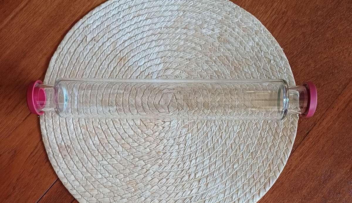 Vintage 1960s Jobling Pyrex Glass Rolling Pin  Classic Kitchenware