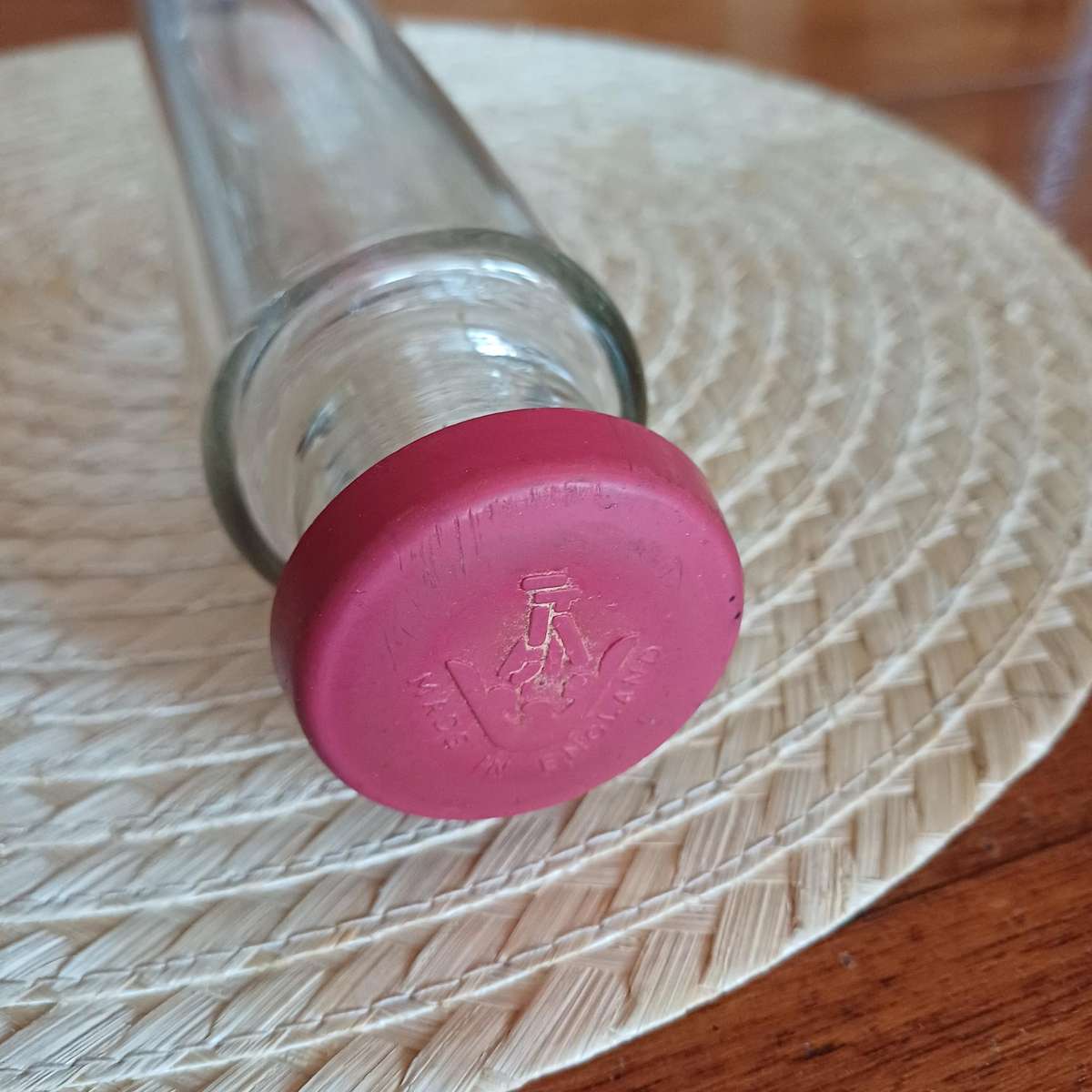 Vintage 1960s Jobling Pyrex Glass Rolling Pin  Classic Kitchenware