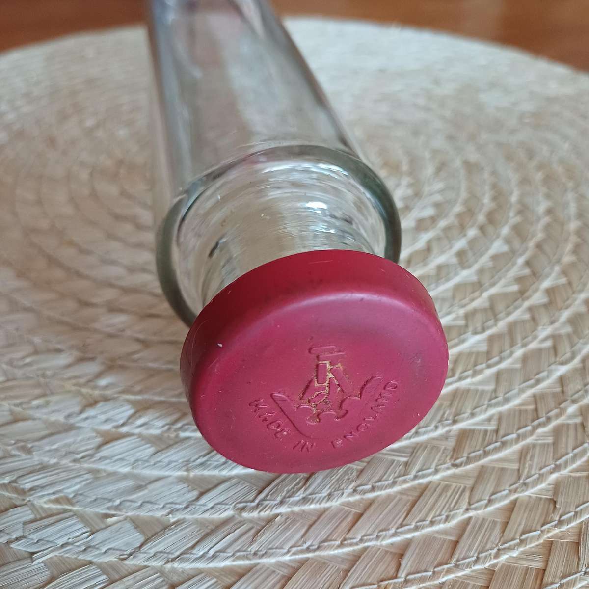 Vintage 1960s Jobling Pyrex Glass Rolling Pin  Classic Kitchenware