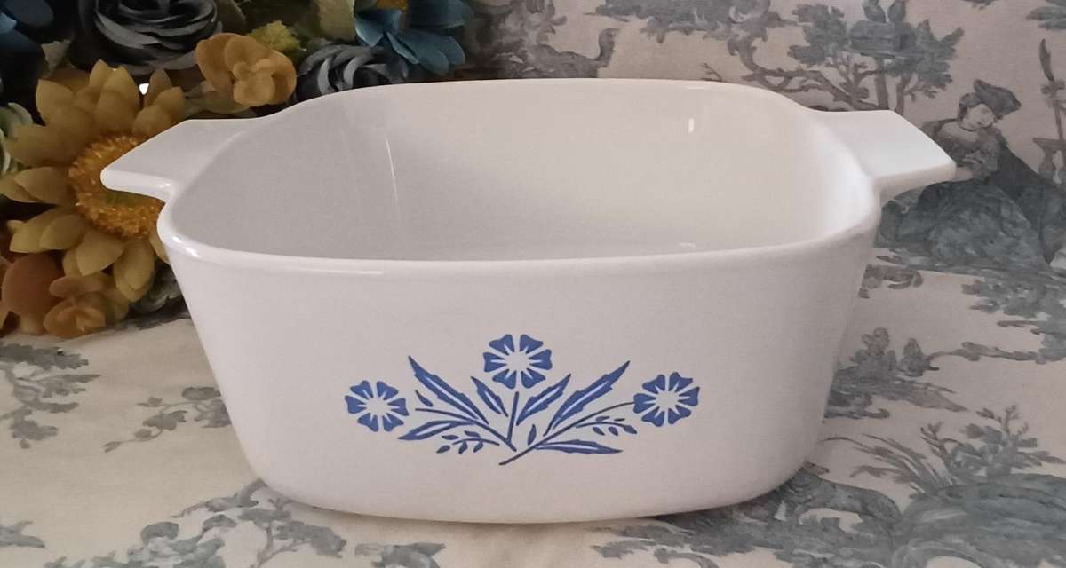 Corning Ware Blue Cornflower Dish