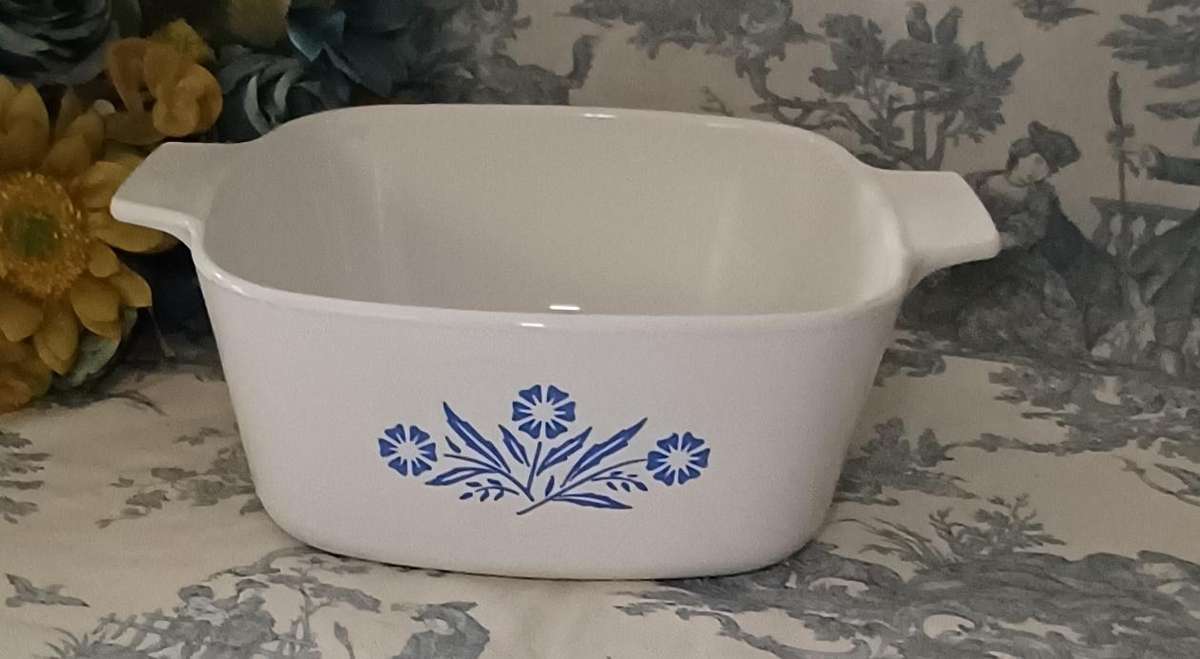 Corning Ware Blue Cornflower Dish